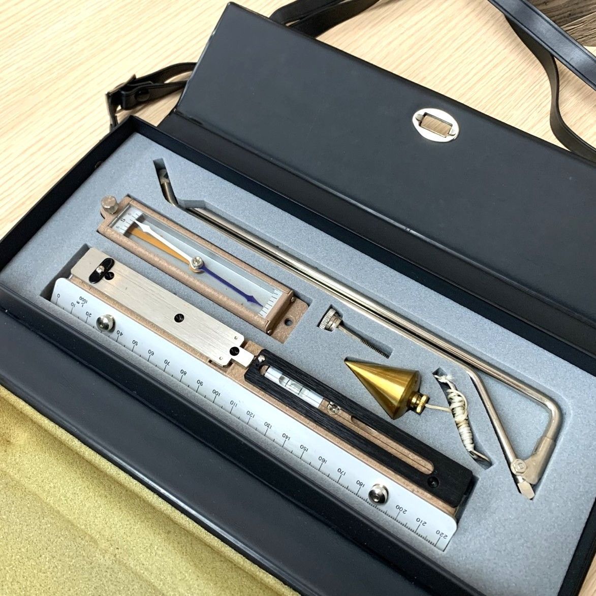 彦】平板測量器 金属アリダート 土木測量 教育実習用 昭和レトロ