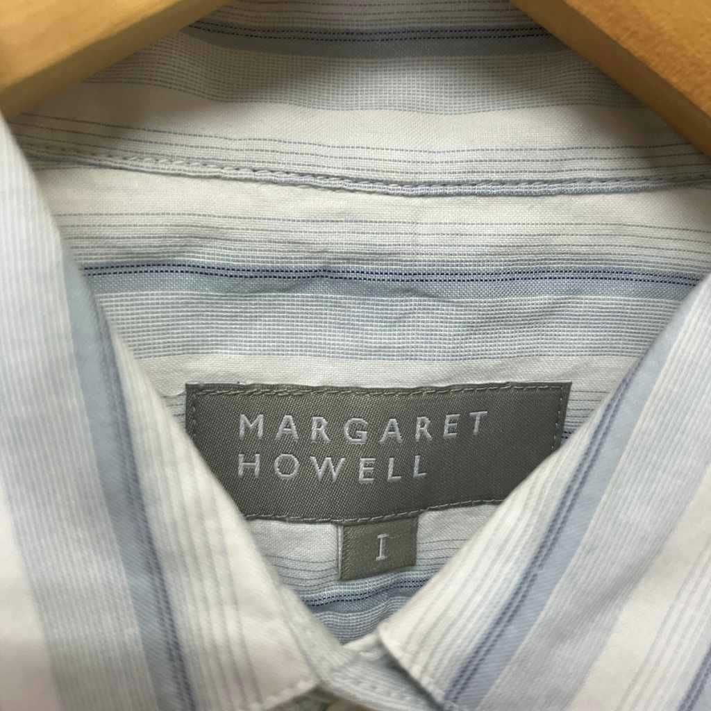マーガレットハウエル MARGARET HOWELL 長袖 シャツ ストライプ