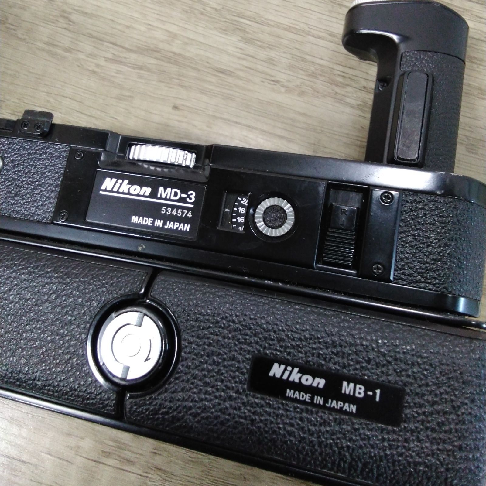 通電確認 Nikon MD-3 モータードライブ MB-1 カメラアクセサリー