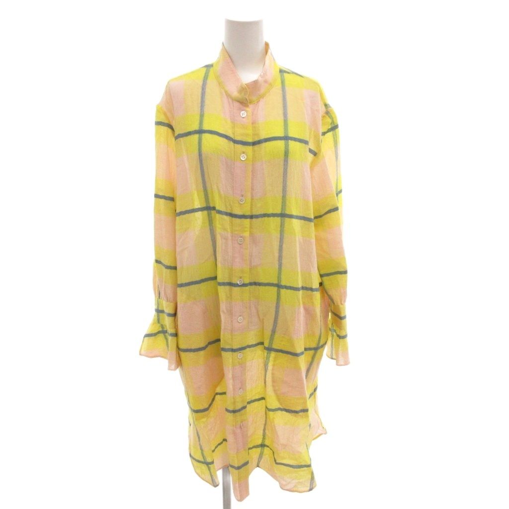 ツモリチサト TSUMORI CHISATO ワンピース チェック ラメ スパンコール