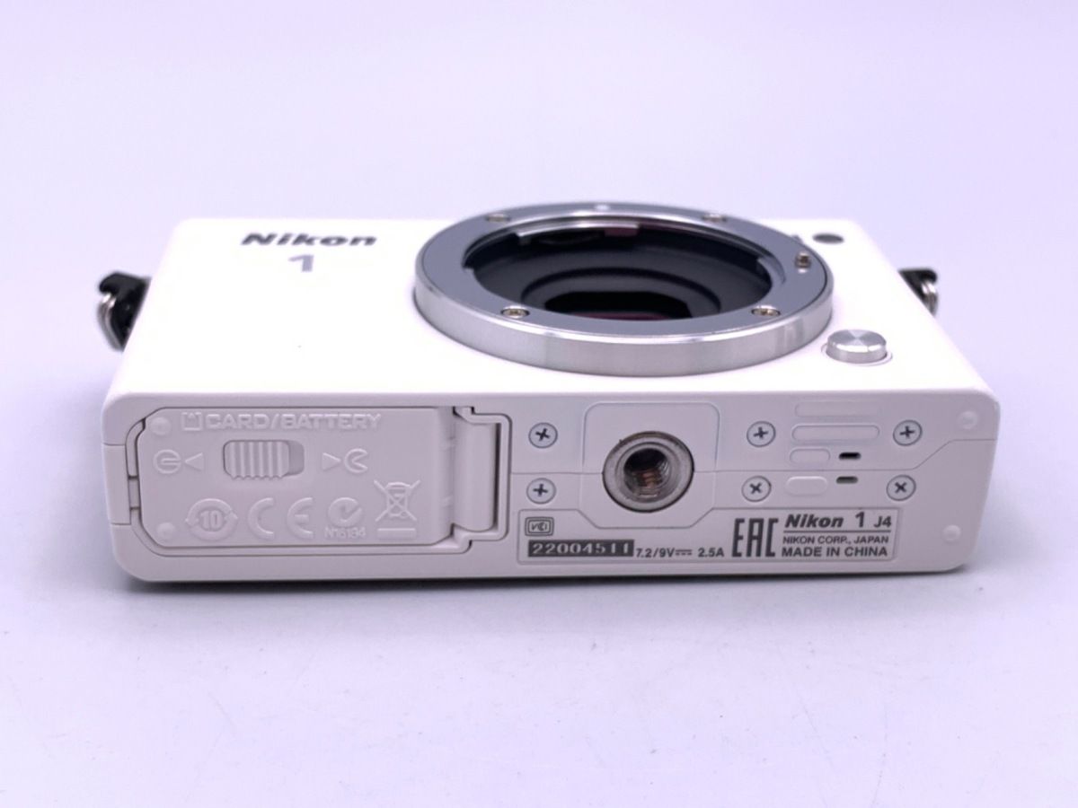 中古】 【並品】 ニコン Nikon 1 J4 ボディ ホワイト - メルカリ