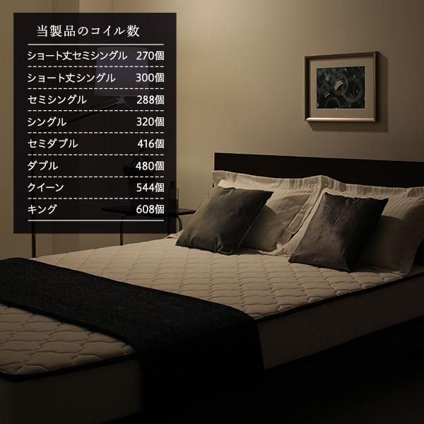 マットレス ボンネルコイル シングル 快眠 高密度 ニット生地 通気性 1