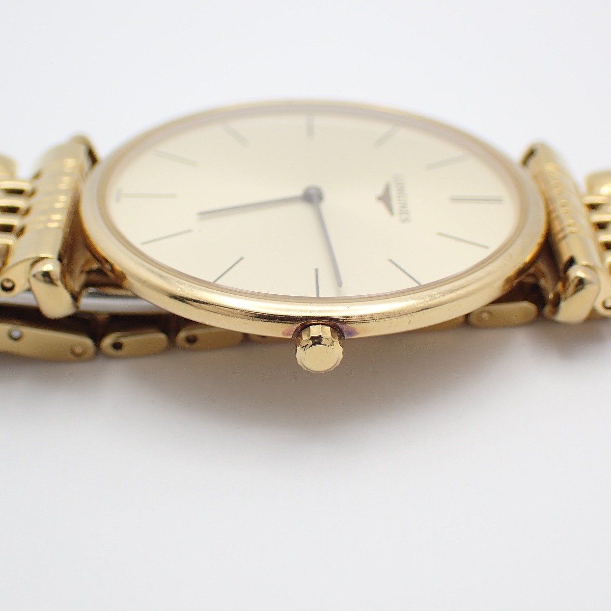 ロンジン グランドクラシック クォーツ メンズ 腕時計 ゴールドGP