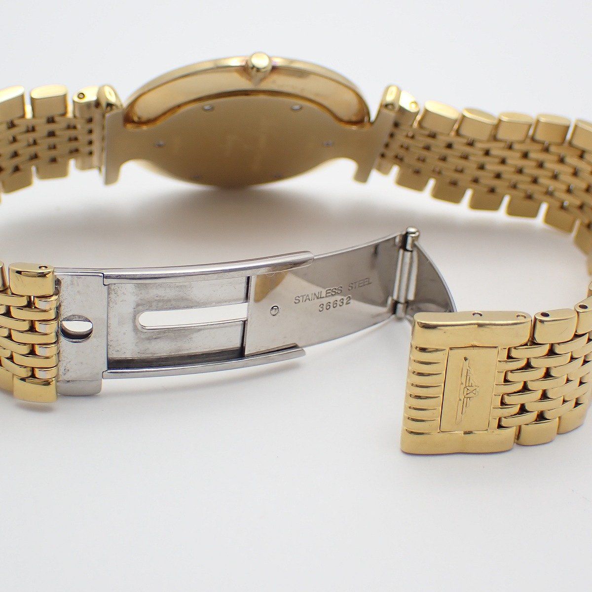 ロンジン グランドクラシック クォーツ メンズ 腕時計 ゴールドGP