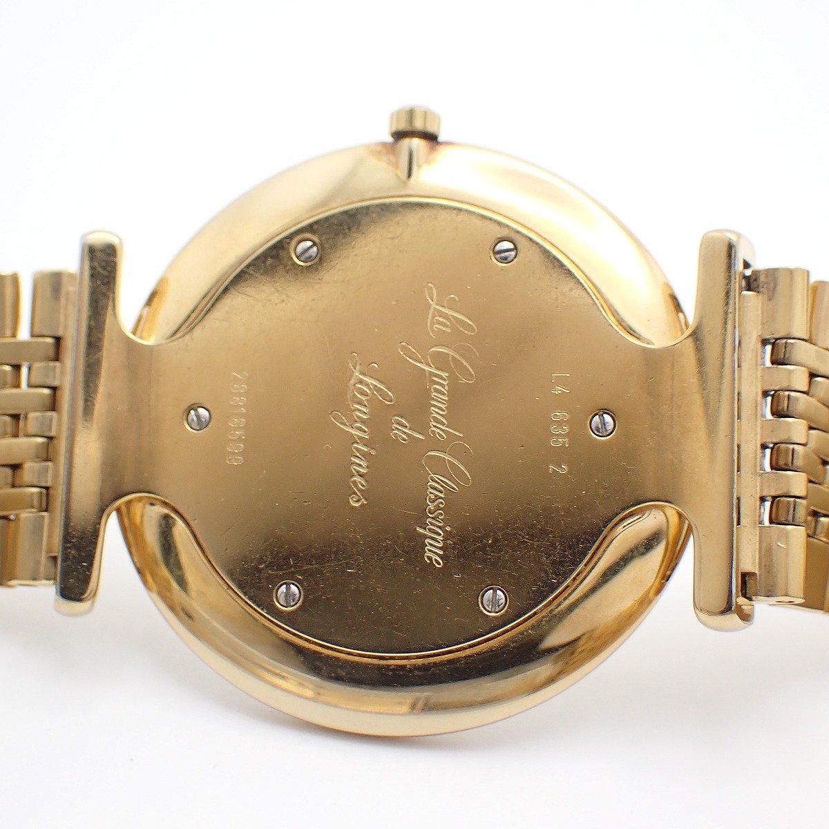 ロンジン グランドクラシック クォーツ メンズ 腕時計 ゴールドGP