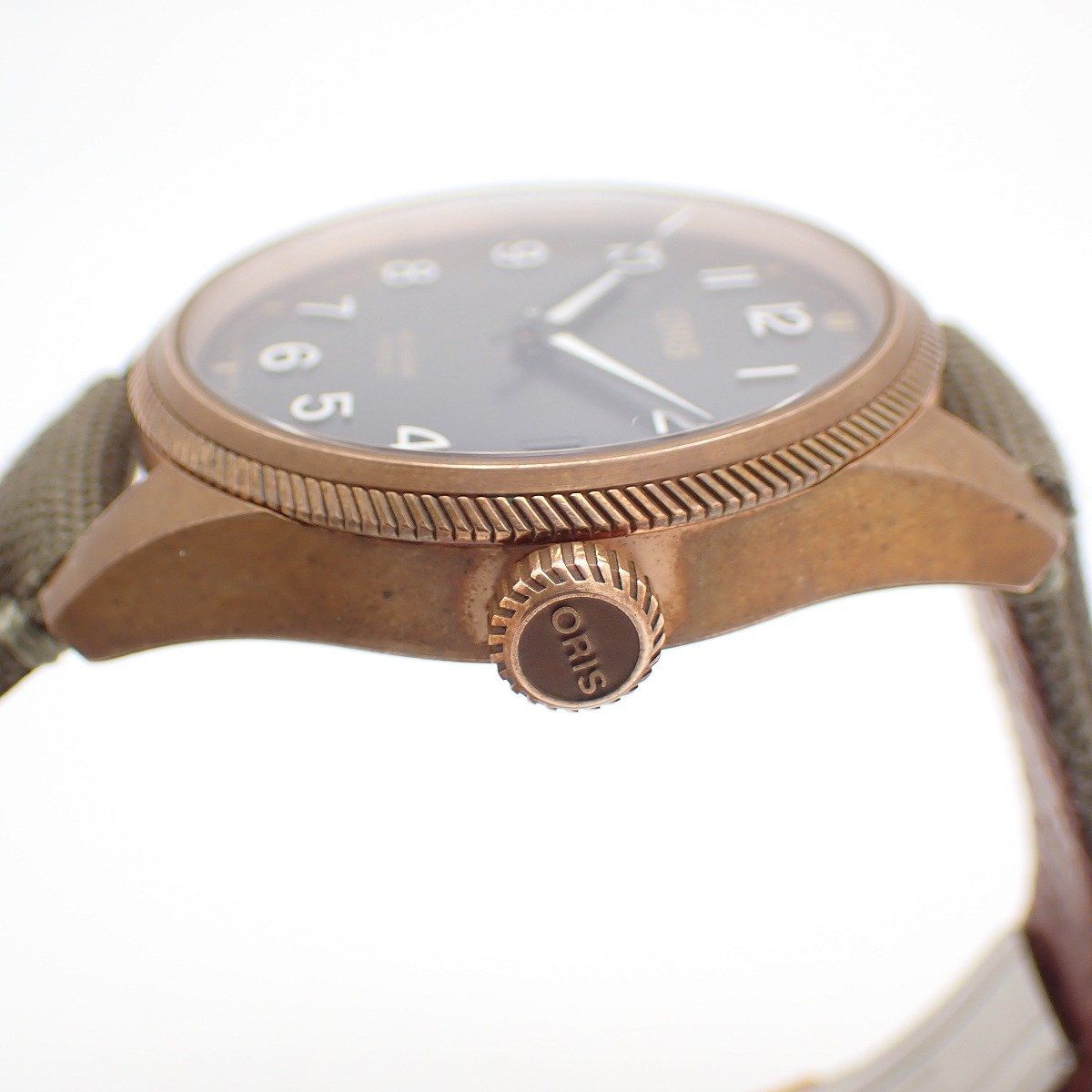  オリス ビッグクラウン プロパイロット ビッグデイト ブロンズ 自動巻き メンズ 腕時計 純正ベルト 01 751 7761 3164 いおき質店 セレモニー 自動巻き時計 腕時計(アナログ)