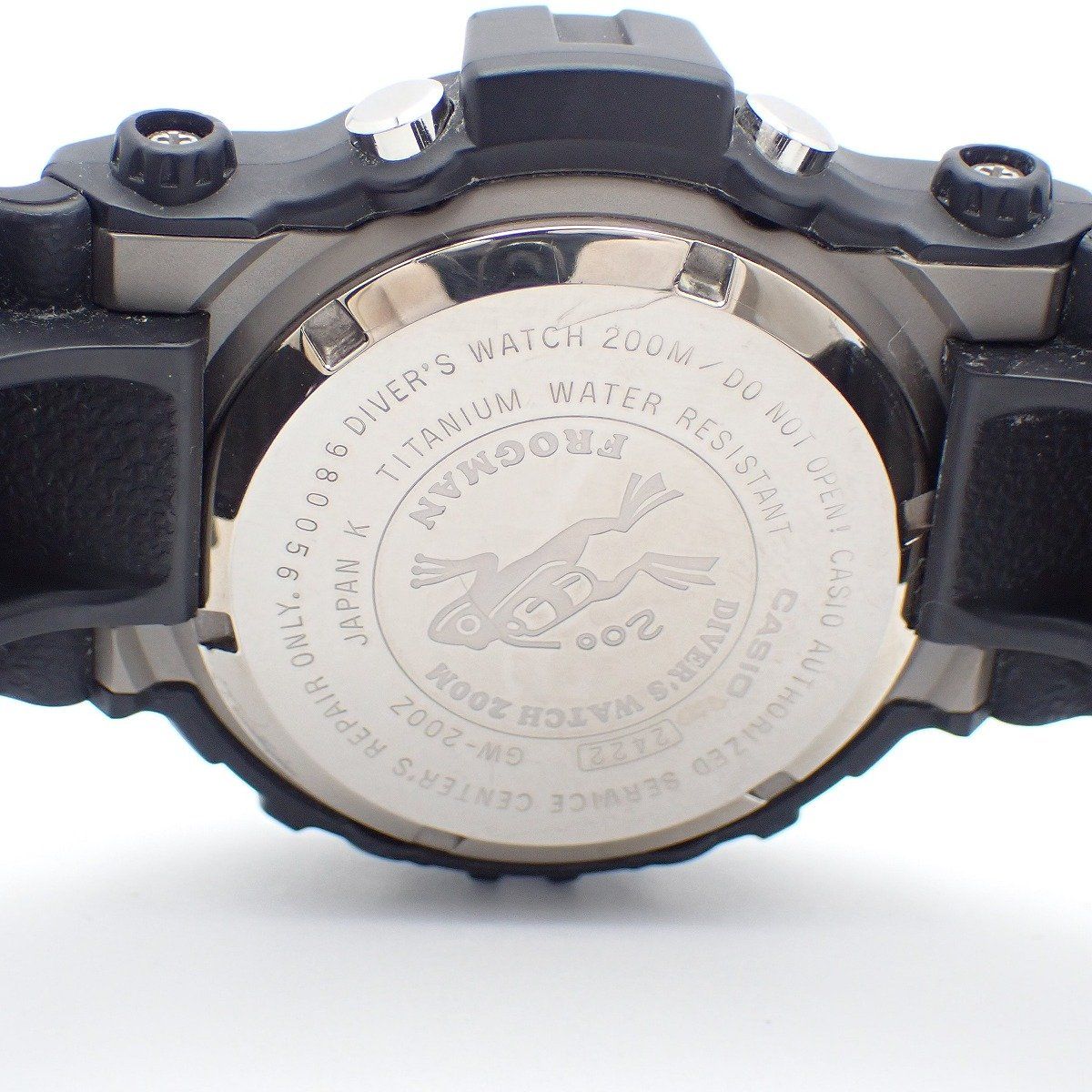 カシオ G-SHOCK フロッグマン タフソーラー メンズ 腕時計 純正樹脂