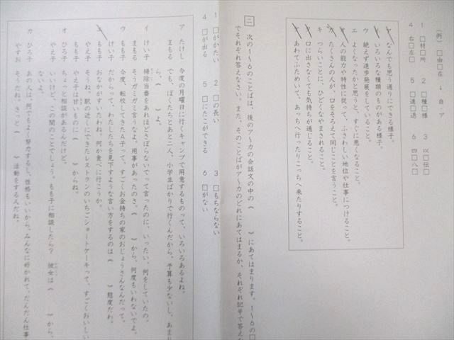 SAPIX 小6 サピックス 正月特訓 難関中対策プリント 国語 【計4回分