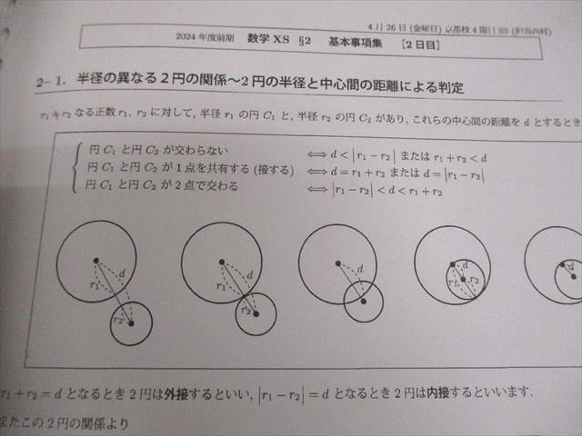 駿台 東京大学/京都大学 東大・京大・医学部コース 数学XS テキスト