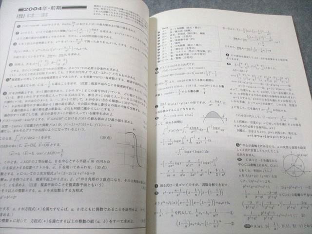 東京出版 大学への数学 2008年入試用 入試の軌跡 京大10年間 書き込み