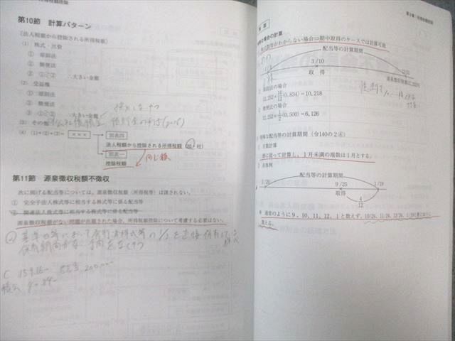 資格の大原 公認会計士講座 COMPASS 租税法 テキスト/問題など 2025年