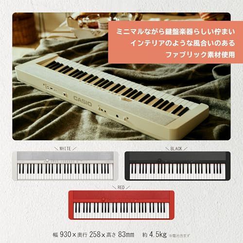 新品】カシオ (CASIO) 電子キーボード Casiotone CT-S1 RD (レッド