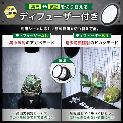 新品】Kaiju Plant 怪獣ビームLOW ぐんぐん育つ 室内園芸用 植物育成