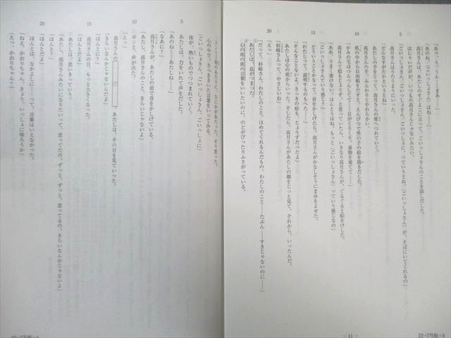 SAPIX 小4 7月度 入室・組分けテスト 2022年7月 国語/算数/理科/社会