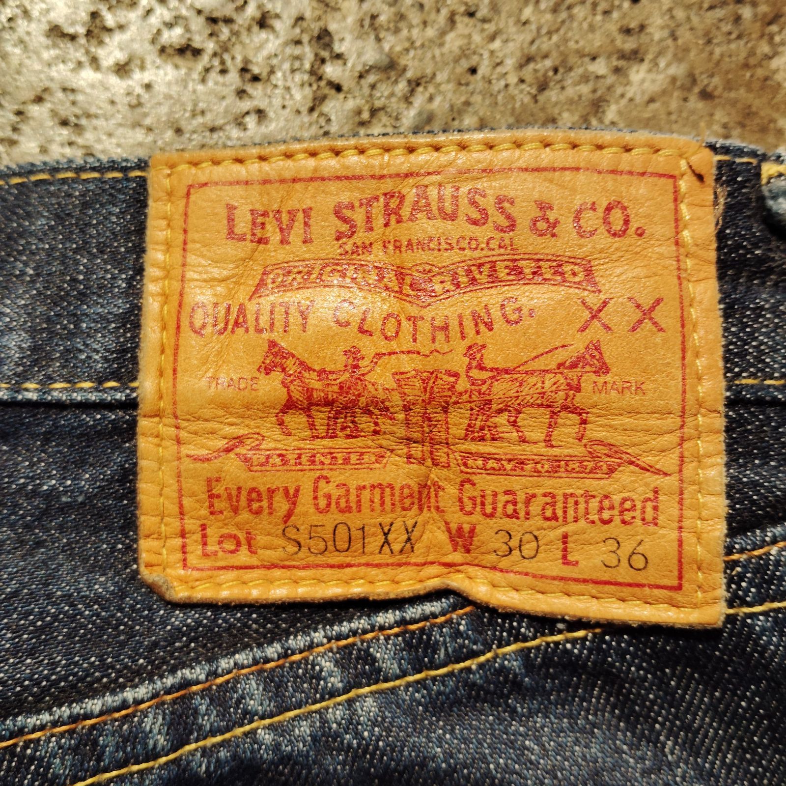 LEVI'S S501XX 1944モデル 大戦モデル 99年製 バレンシア工場 ボタン裏