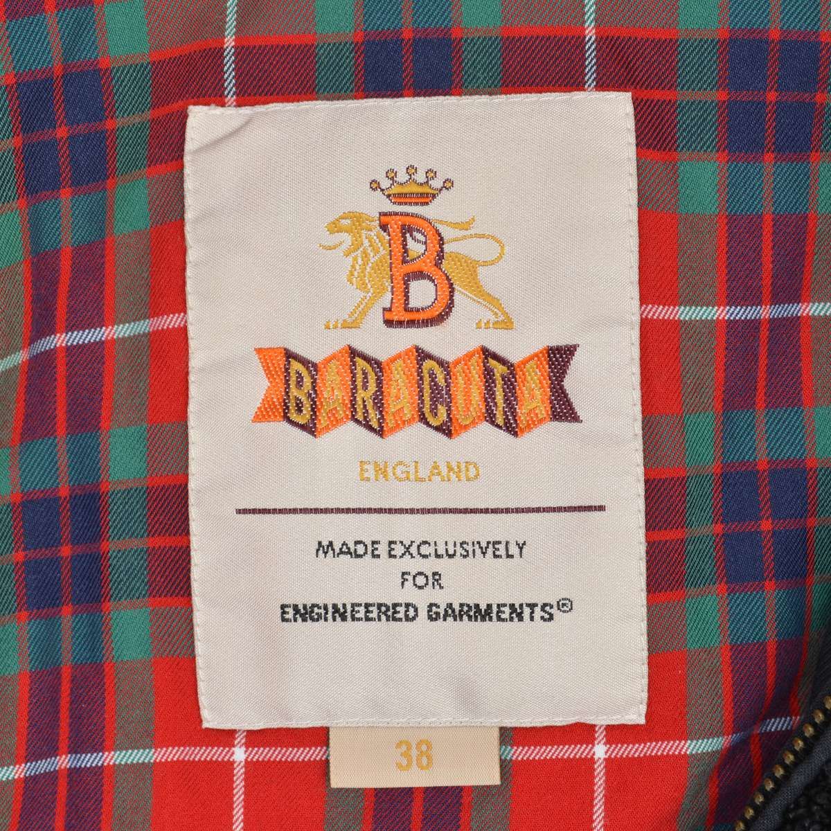 BARACUTA×ENGINEEREDGARMENTS】BRCPS0588 G9 Teddy Jacketジャケット