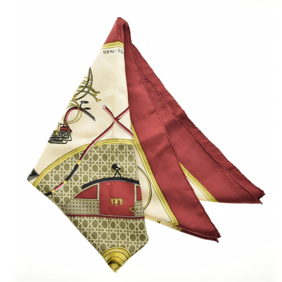HERMES】Les Voitures Nouvelles 馬車の変遷 カレ90スカーフ - メルカリ