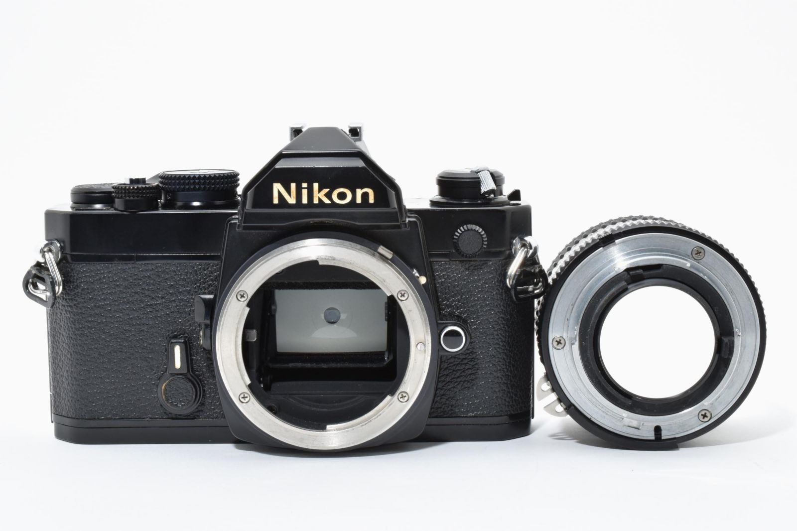 6087 【良品】 Nikon Fm Black Slr Film Camera Ai-S Nikkor 50mm F1.4