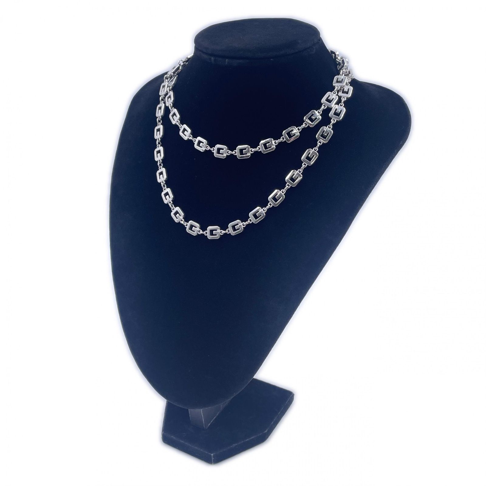 Givenchy ジバンシー チェーンネックレス ヴィンテージ Gロゴ