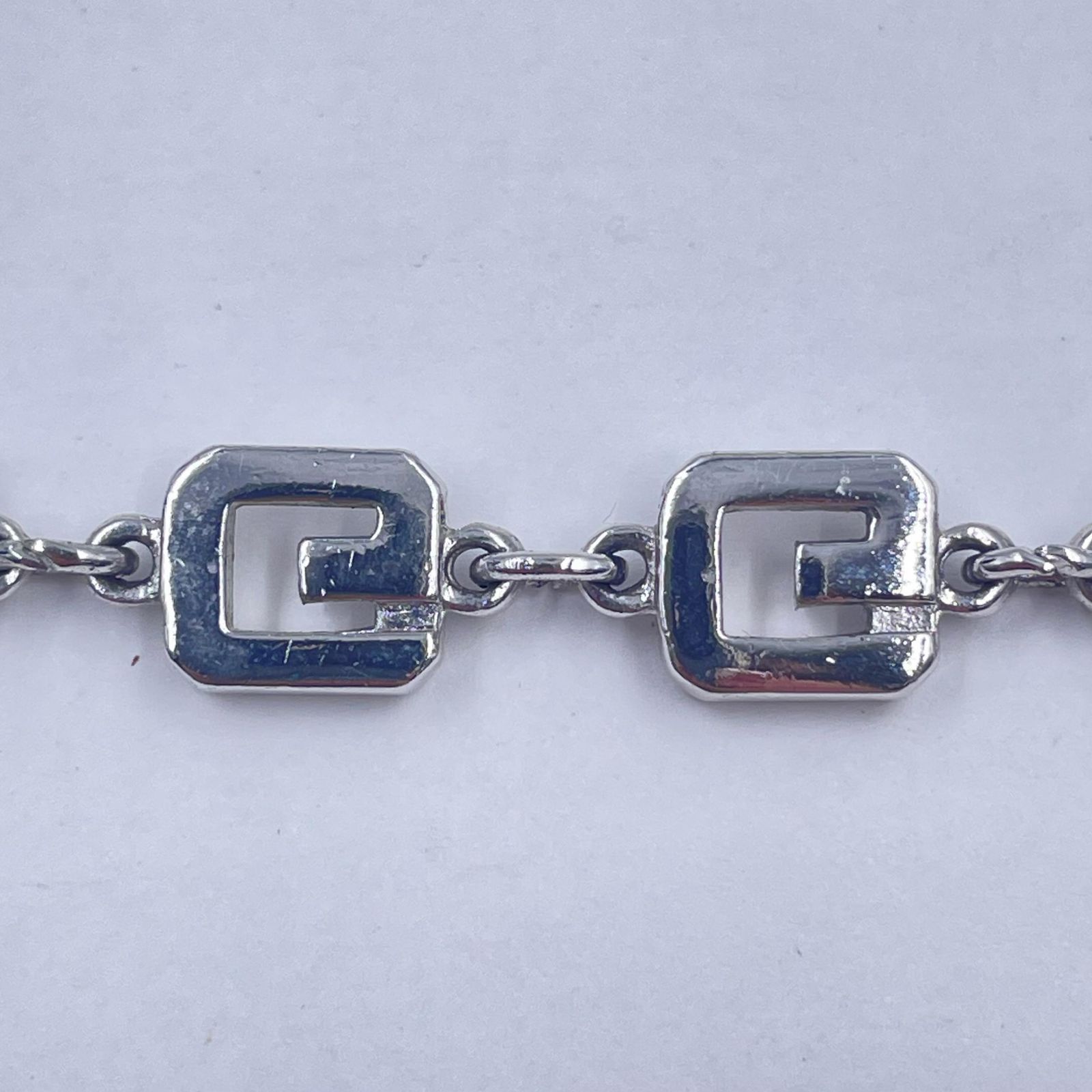 Givenchy ジバンシー チェーンネックレス ヴィンテージ Gロゴ