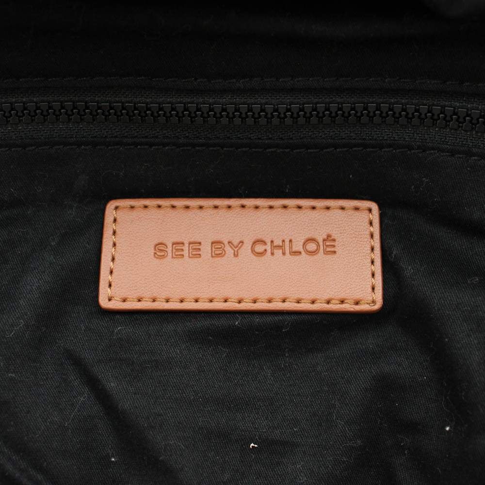 シーバイクロエ SEE BY CHLOE ハンドバッグ トート ナイロン チャーム