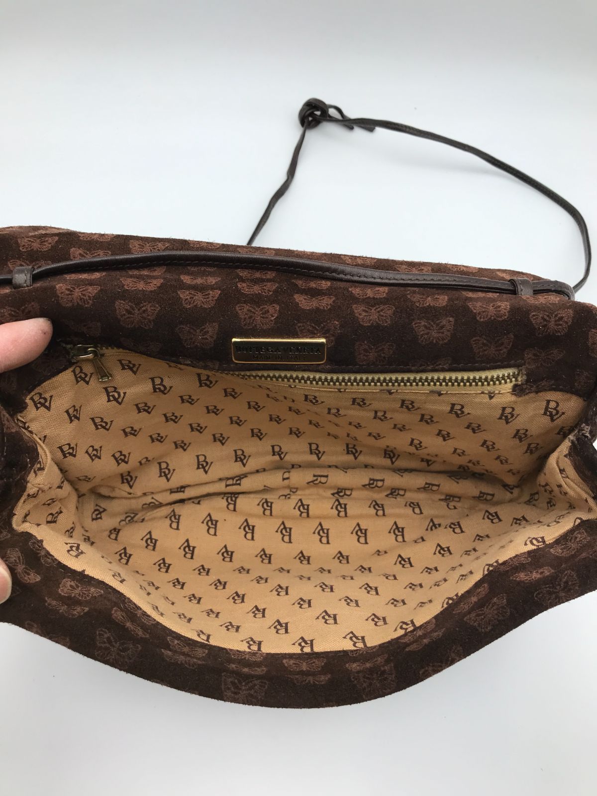 Bottega Veneta ボッテガヴェネタ ショルダーバッグ スエード×レザー