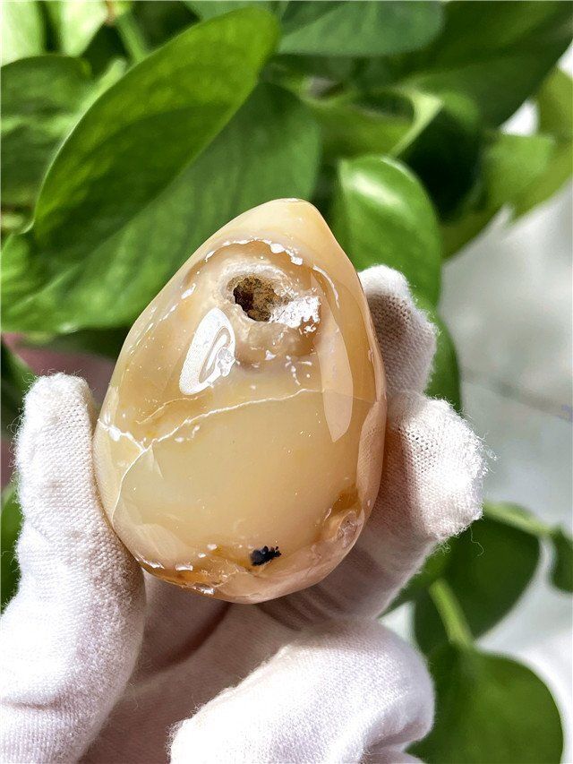 ☆超綺麗☆天然（メノウ 瑪瑙）メノウジオード原石YT8Y3/16Y74C - メルカリ