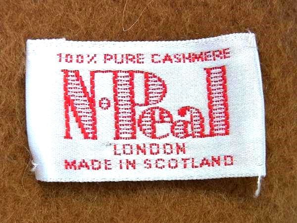 N.Peal エヌピール カシミヤ100％ フリンジ マフラー 防寒具