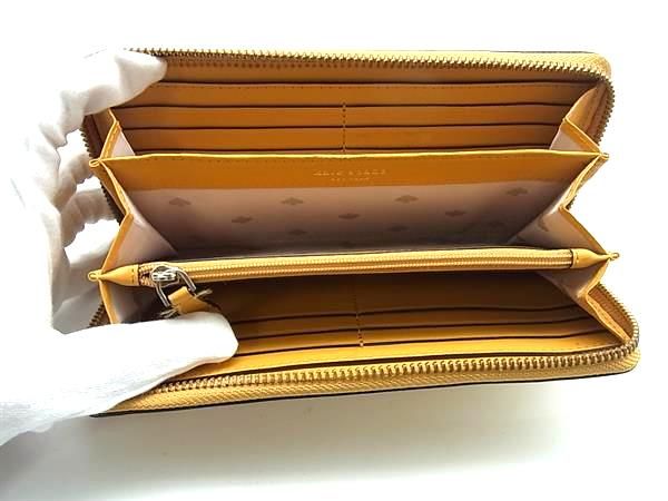 kate spade ケイトスペード WLRU5586 レザー ラウンドファスナー 長