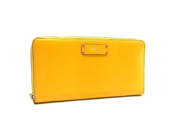 kate spade ケイトスペード WLRU5586 レザー ラウンドファスナー 長