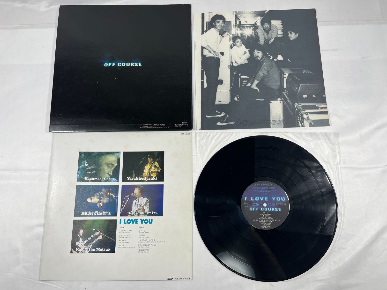 東芝EMI OFF COURSE オフコース LP盤アルバム 4点セット レコード LP盤