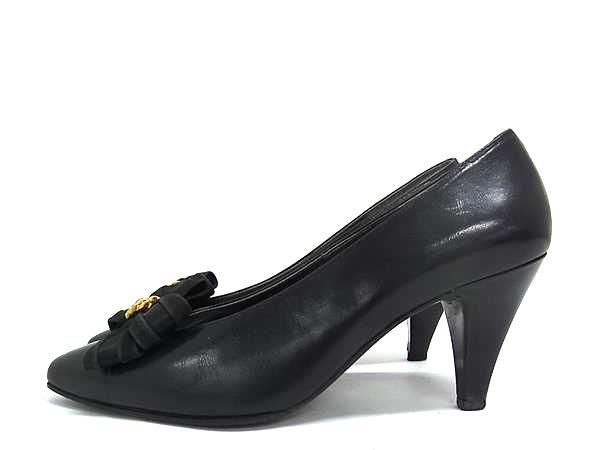 NINA RICCI ニナリッチ レザー ヒール パンプス 表記サイズ 35 1/2(約