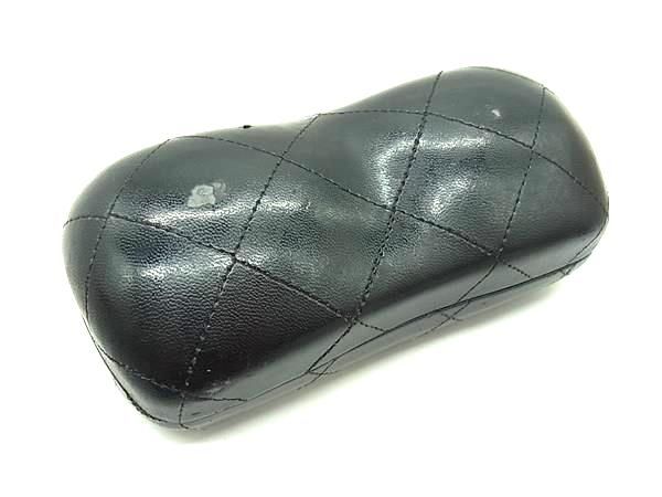 CHANEL シャネル ココマーク マトラッセ レザー メガネケース 眼鏡