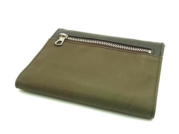 PRADA プラダ テスートナイロン×レザー 三つ折り 財布 ウォレット