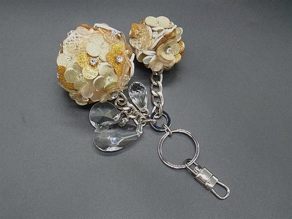 ANTEPRIMA アンテプリマ PVC ラインストーン フラワー バッグチャーム