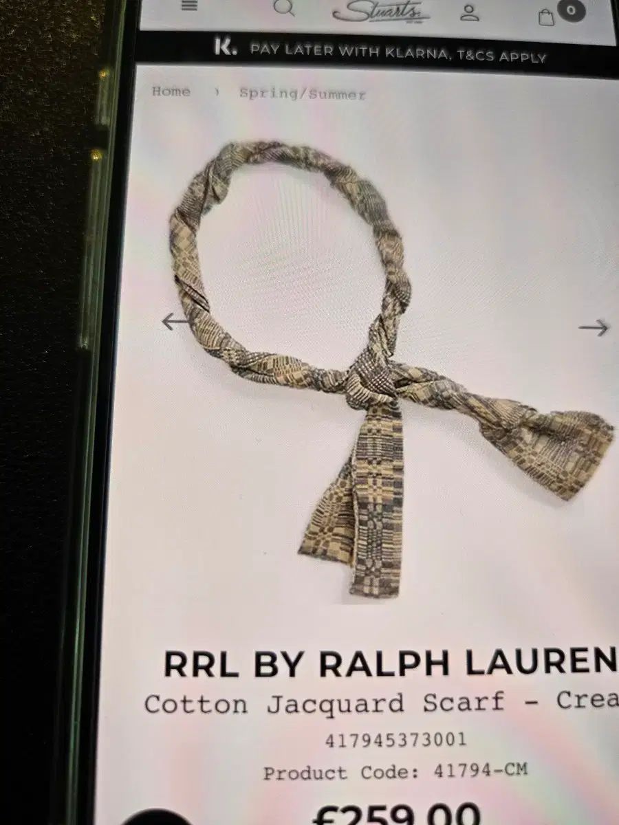 RRA ダブルアールエル スカーフ - メルカリ