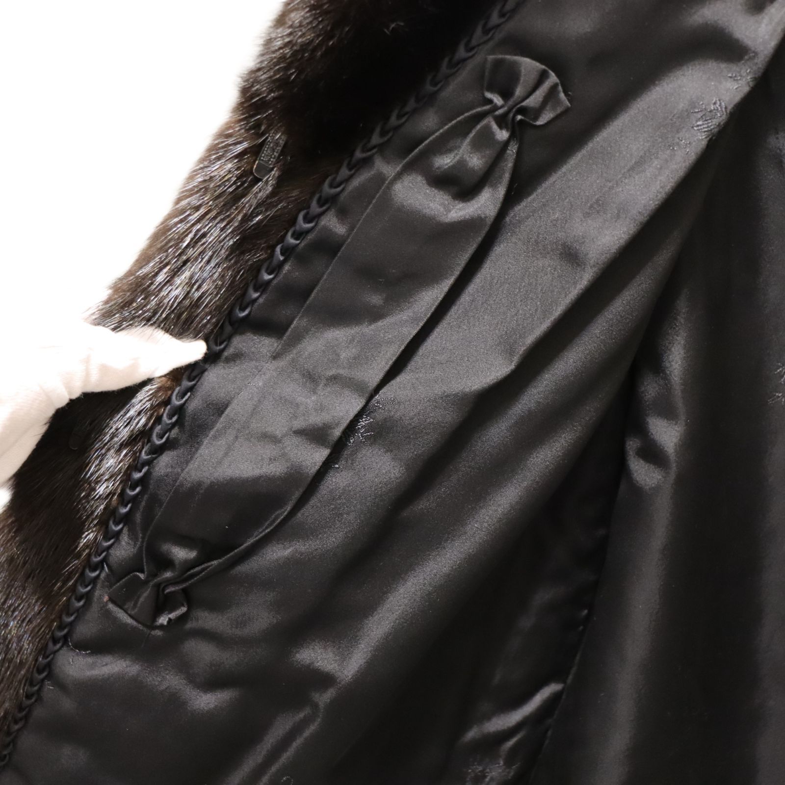 SAGA MINK サガミンク 毛皮 コート ダークブラウン レディース - メルカリ