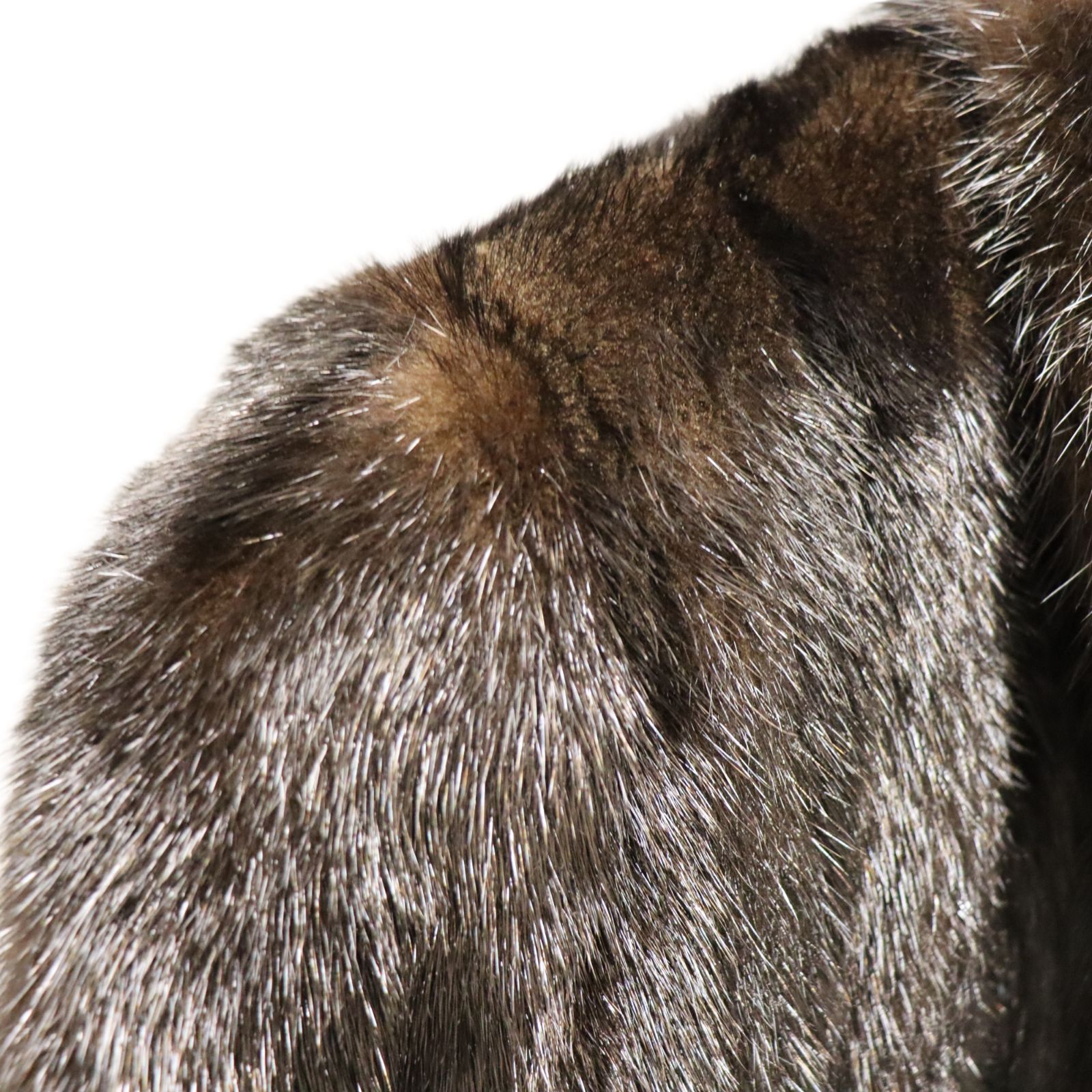 SAGA MINK サガミンク 毛皮 コート ダークブラウン レディース - メルカリ