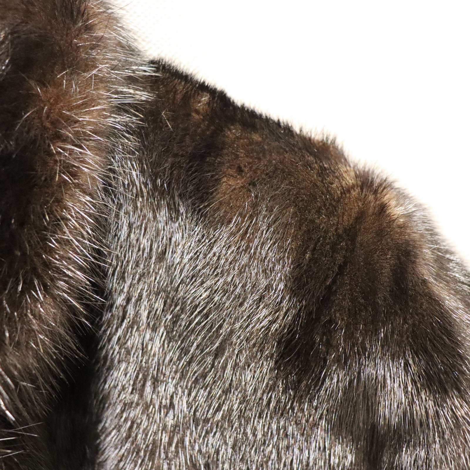 SAGA MINK サガミンク 毛皮 コート ダークブラウン レディース - メルカリ