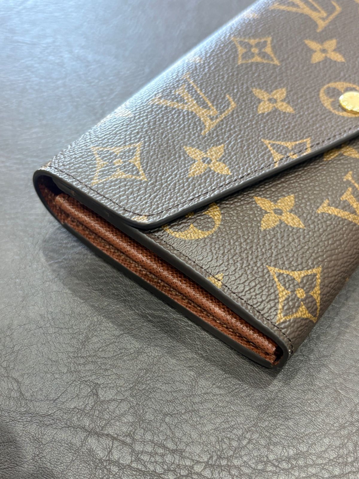 未使用 ルイヴィトン LOUIS VUITTON ポルトフォイユ・サラ モノグラム 