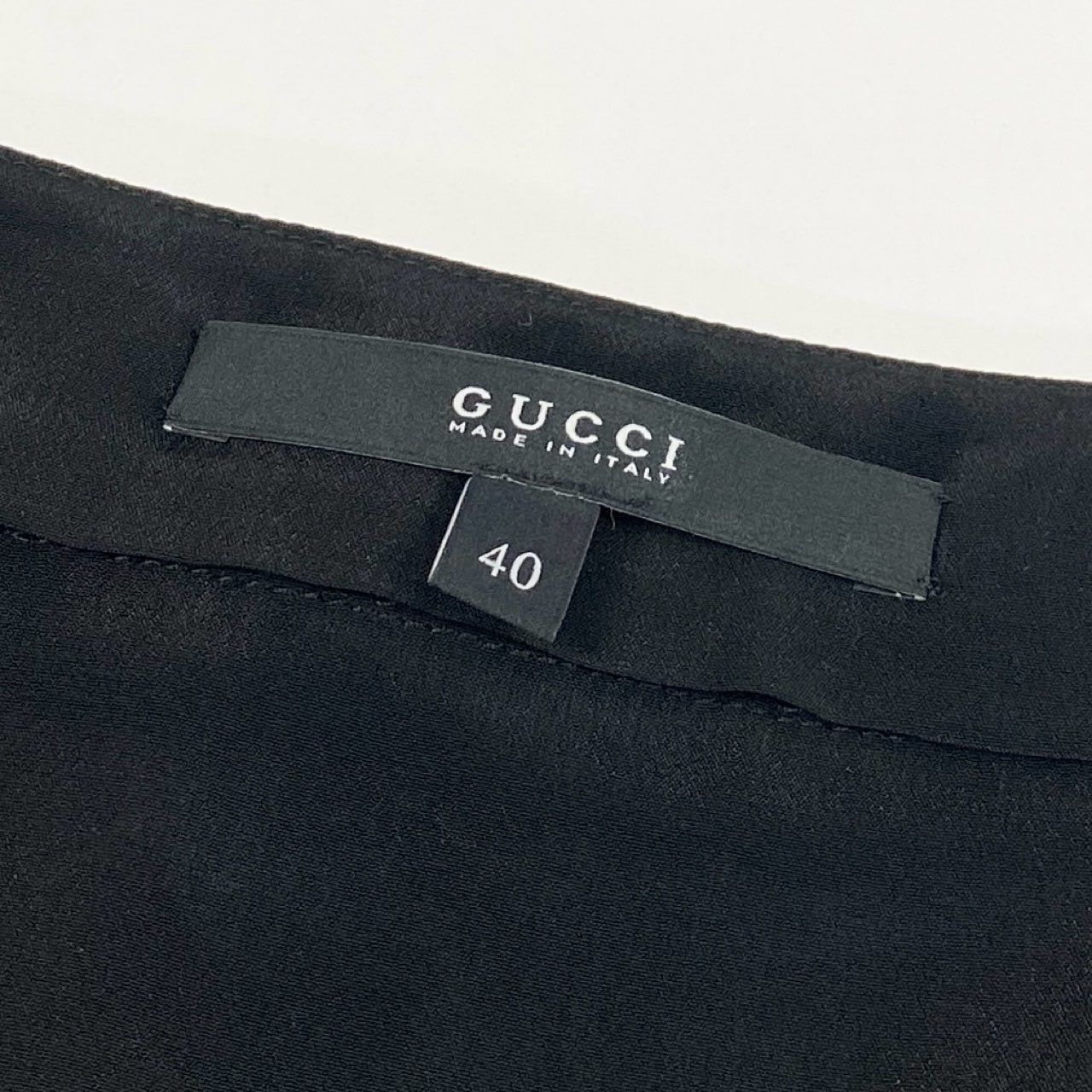 b23 GUCCI グッチ トムフォード期 ウエストリボン カシュクール 長袖