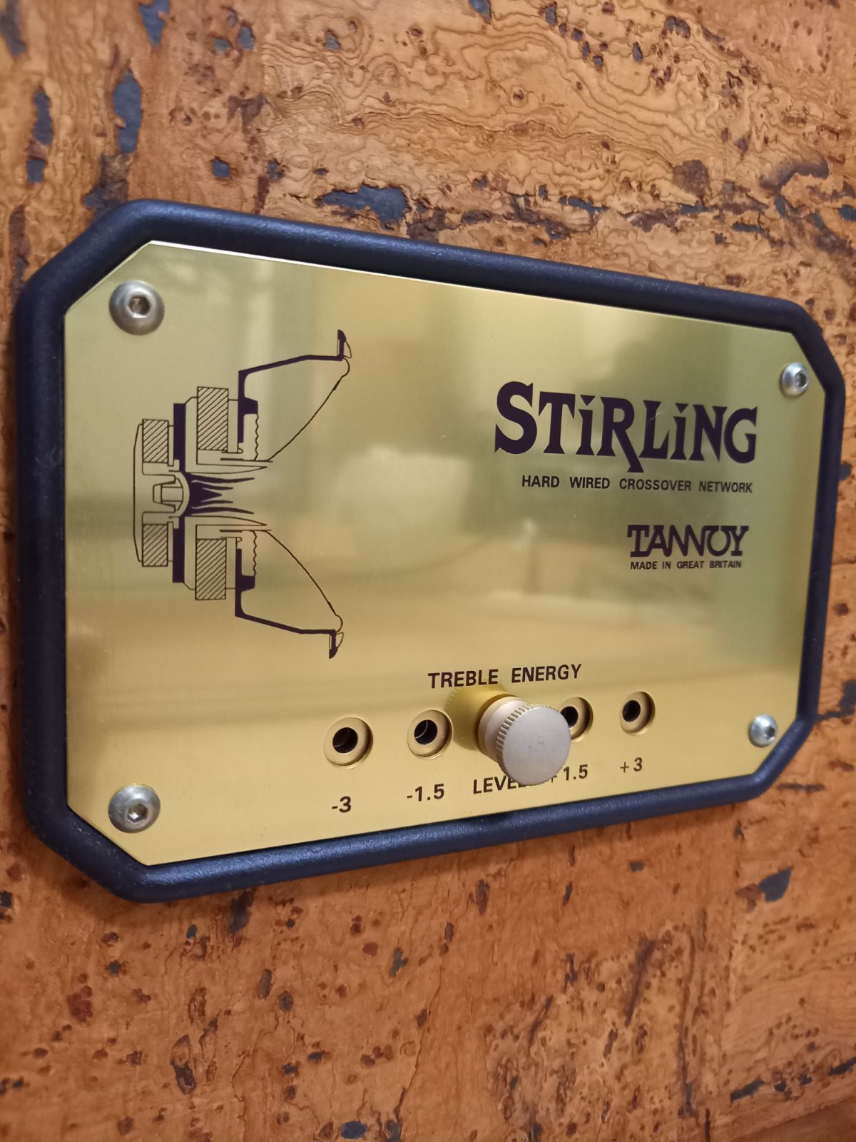 右側】TANNOY タンノイ Stirling-TW（1本）（特注スタンド・鍵付き