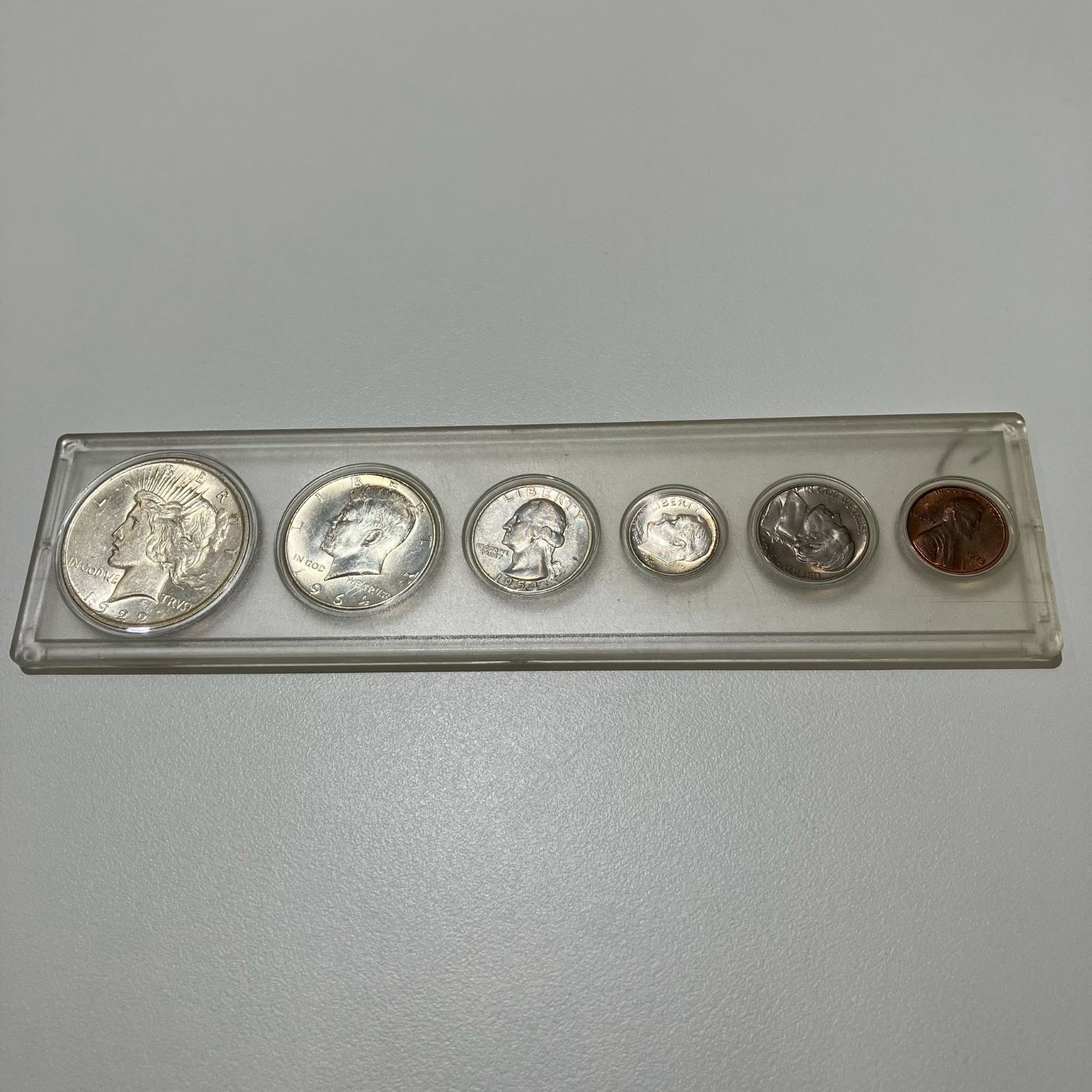 長】アメリカ記念純銀貨セット 1ドル 50セント 25セント 10セント