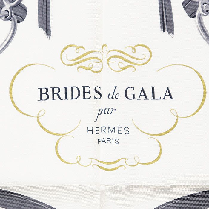 SALE【新品同様】HERMES エルメス カレ90 スカーフ Brides de Gala