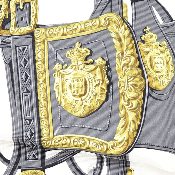 SALE【新品同様】HERMES エルメス カレ90 スカーフ Brides de Gala