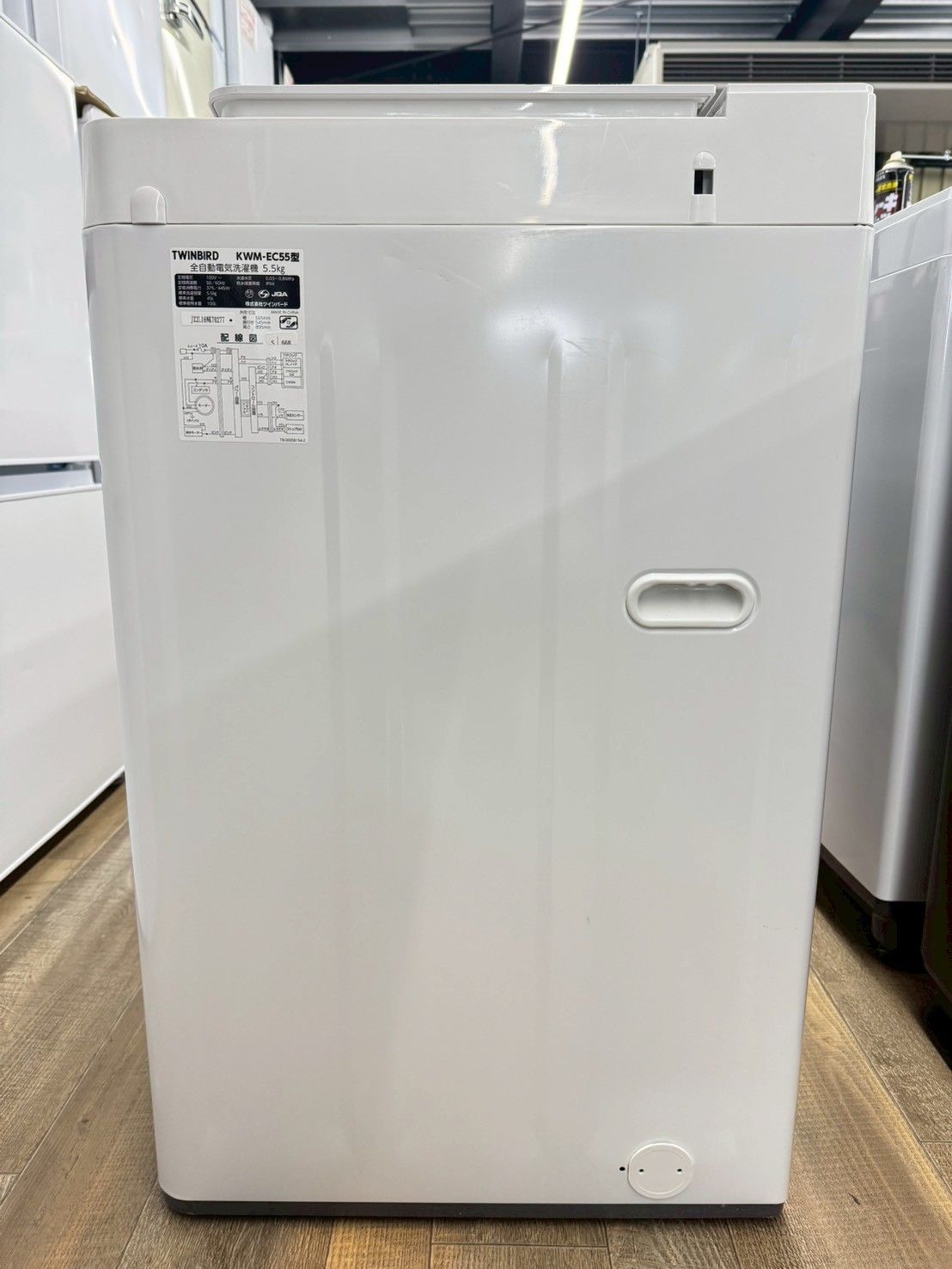 大阪送料無料☆3か月保障付き☆洗濯機☆ツインバード☆5.5kg☆2022年