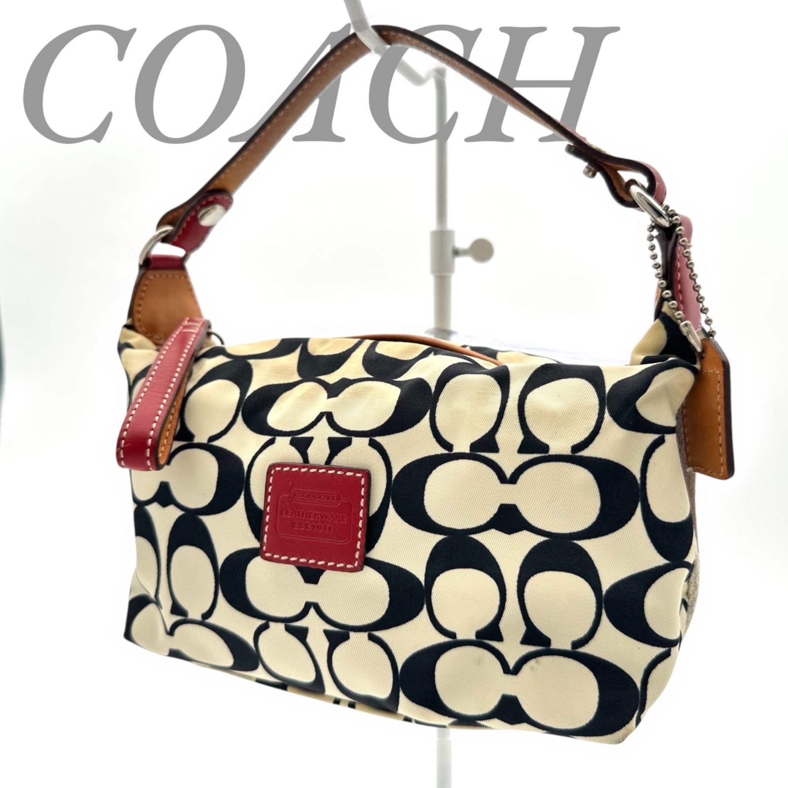 B4685】 COACH コーチ ミニ ハンドバッグ アクセサリーポーチ 
