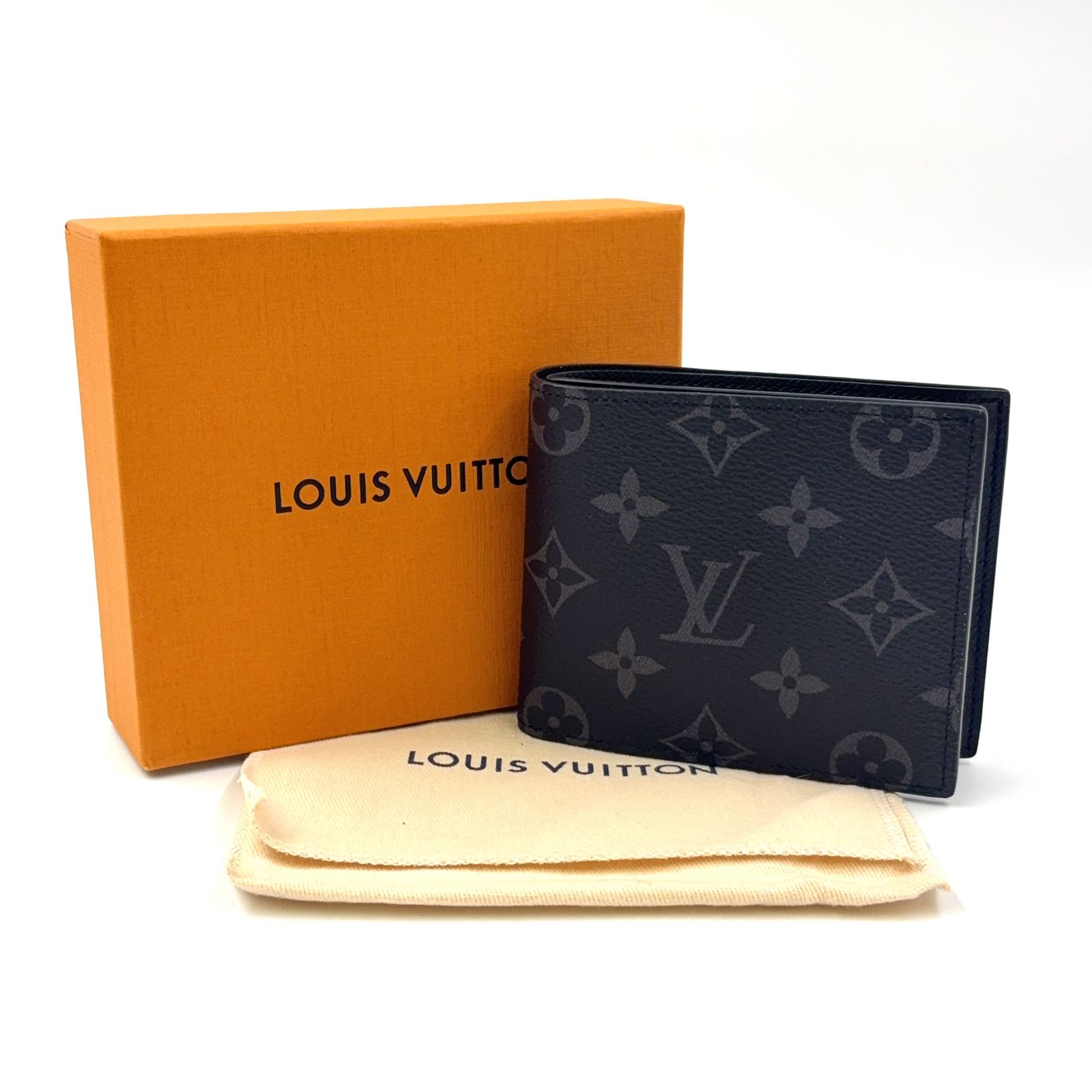 LOUIS VUITTON ポルトフォイユ マルコ NM モノグラムエクリプス