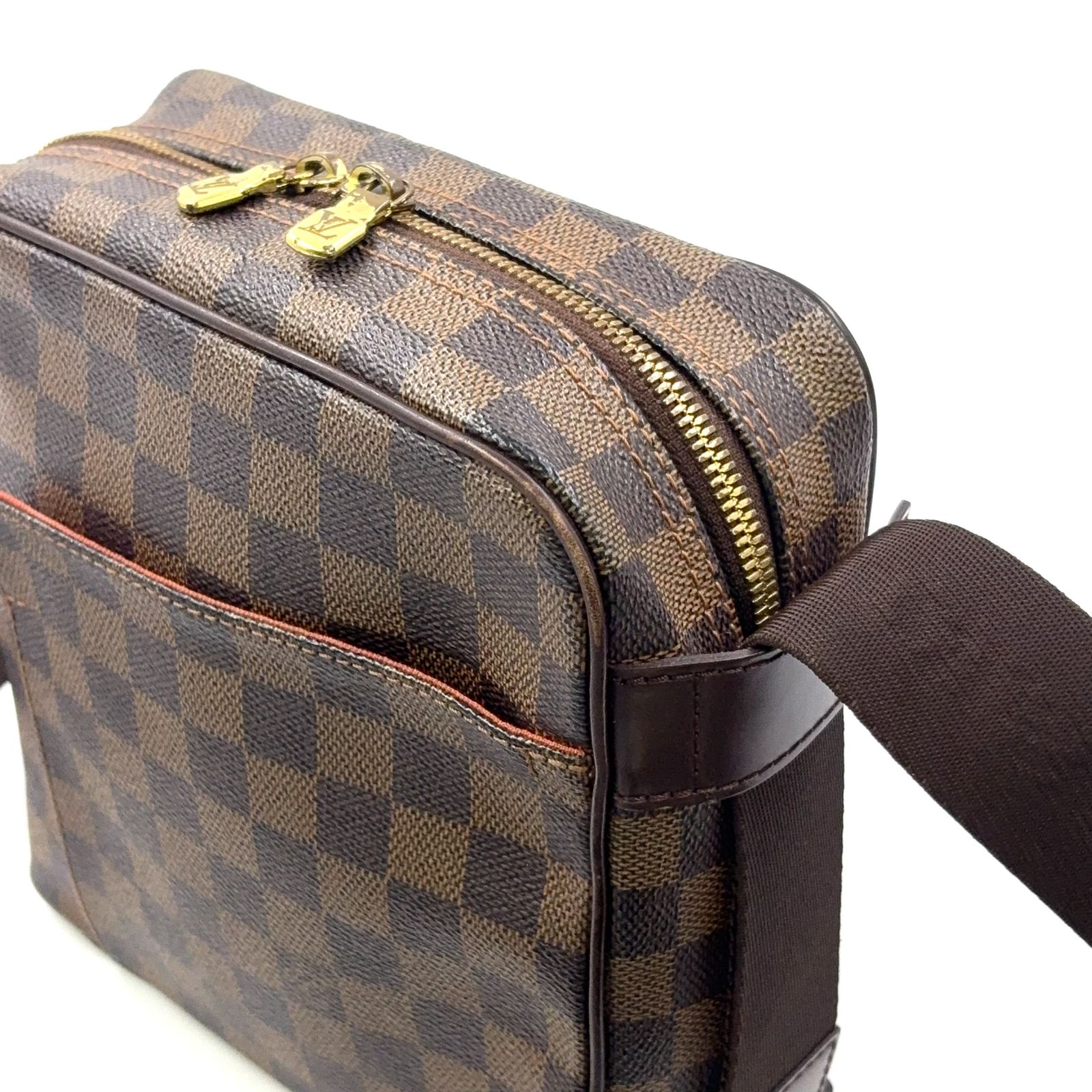 LOUIS VUITTON オラフPM ダミエエベヌ ダミエエベヌ レザー×PVC