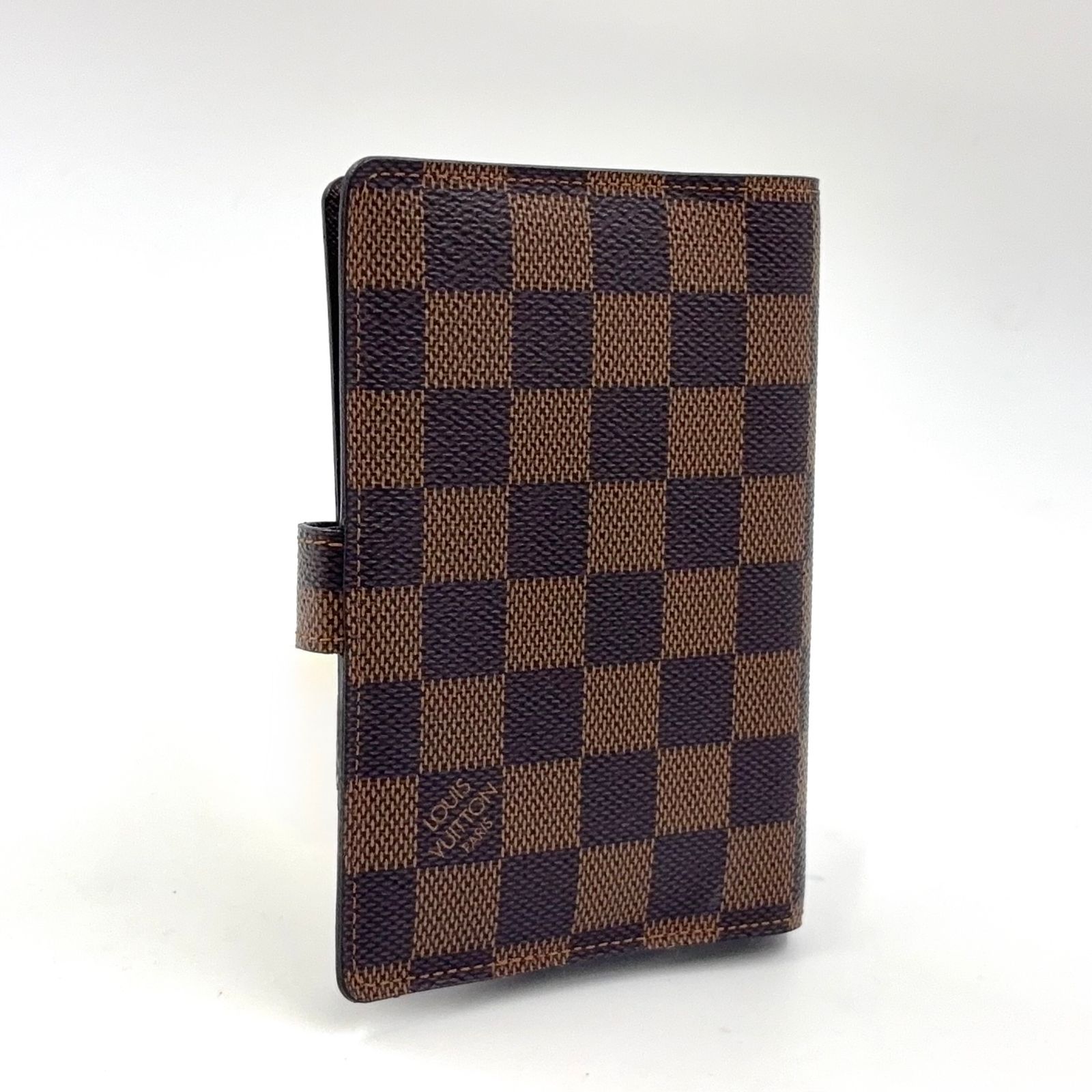 LOUIS VUITTON アジェンダPM ダミエ イニシャル入り PVC ブラウン 手帳